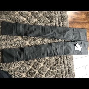 Blanqi gray maternity leggings NWT